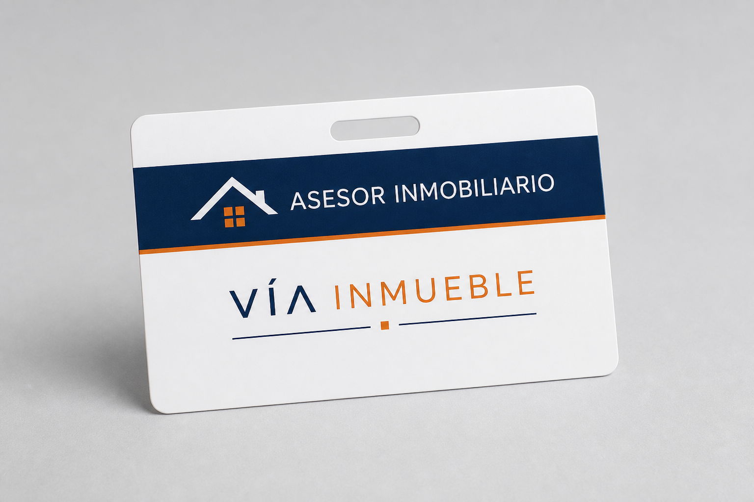 Credenciales PVC blancas 30 milésimas
